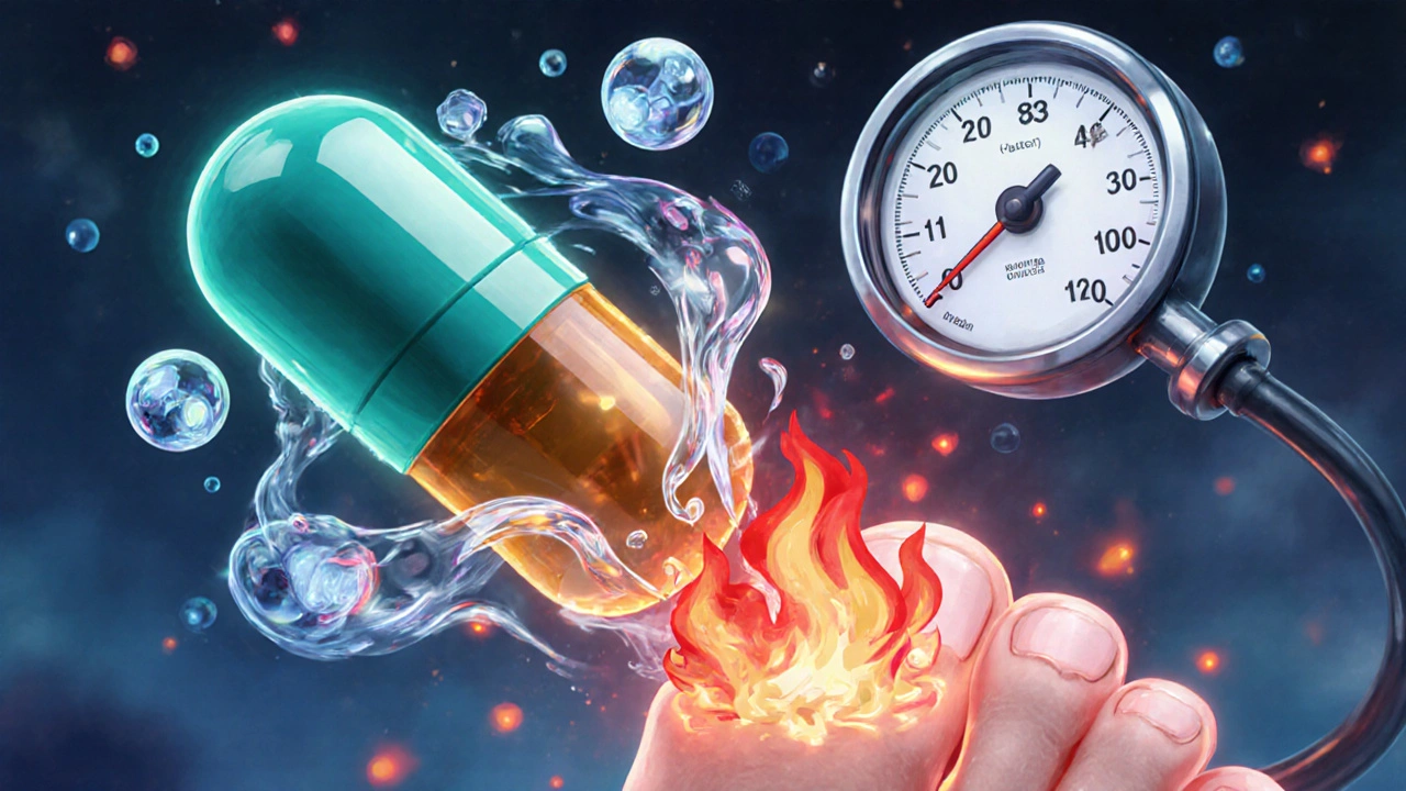 Lisinopril‑HCTZ and Gout: Risk, Causes & Management