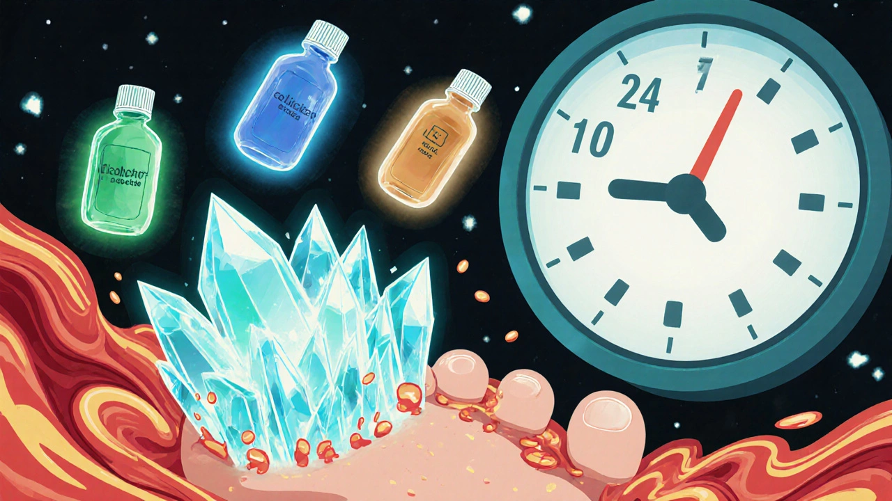 Gout Flares: Colchicine, NSAIDs, and Steroids Compared