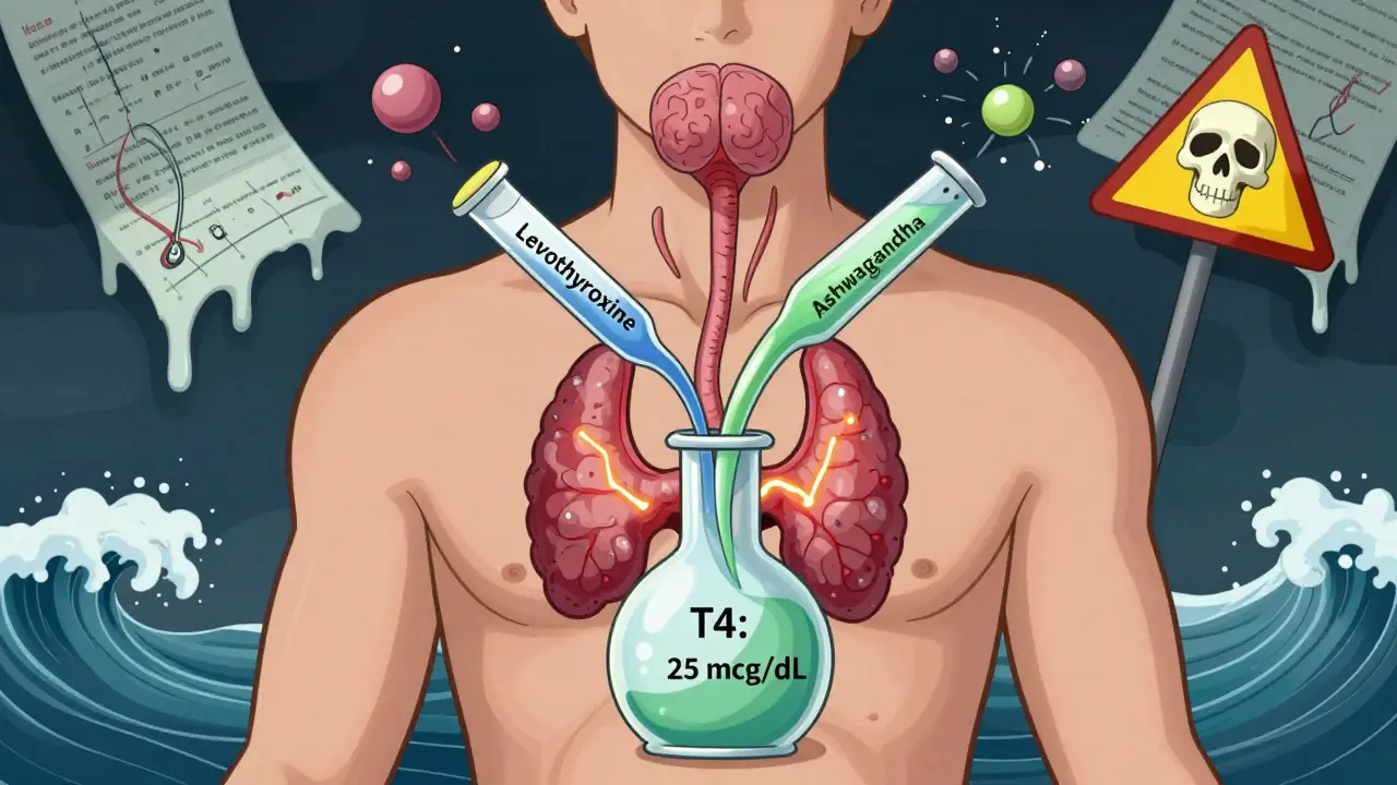 Ashwagandha and Thyroid Medications: The Hidden Risk of Over-Replacement